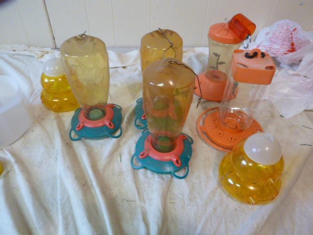 lot 130 image: Lot of Humming Bird Feeders...