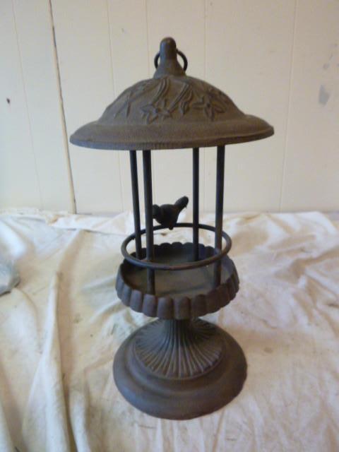lot 133 image: Cast Bird Feeder...