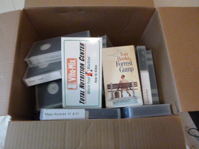 lot 152 image: Box of Miscellaneous VHS Movies...