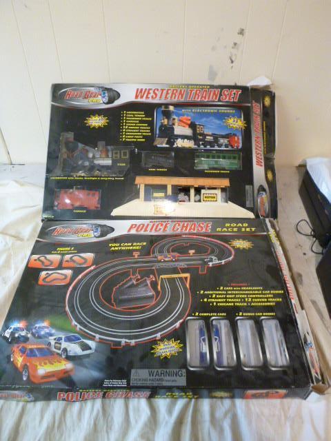 lot 154 image: Train Set and Race Track Set...