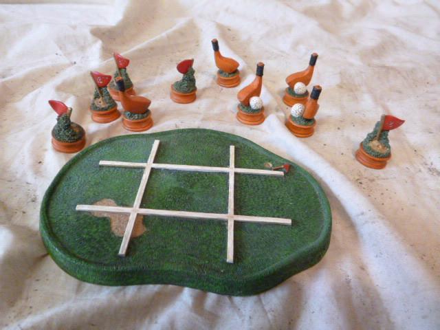 lot 176 image: Golf Tic-Tac-Toe Set...