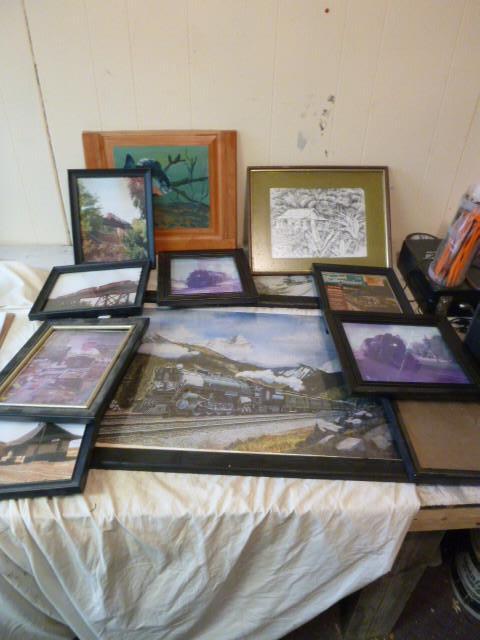 lot 188 image: Lot of Miscellaneous Framed Picture...