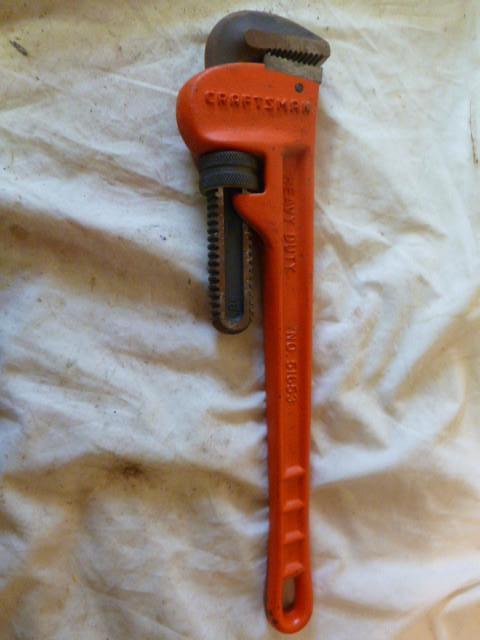 lot 190 image: Craftsman 18" Pipe Wrench...