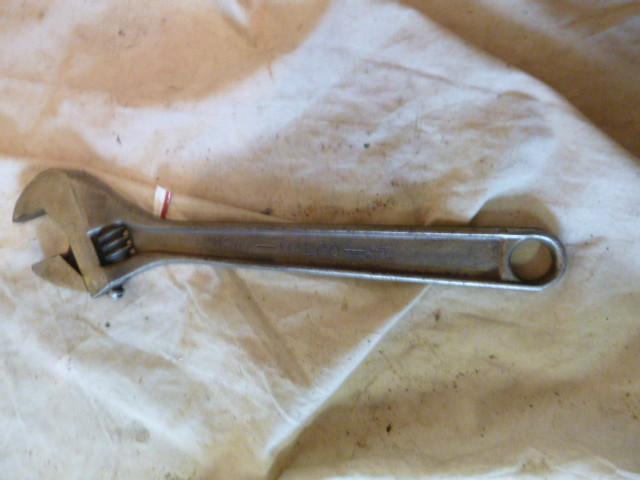 lot 203 image: Malco 12" Adjustable Wrench...
