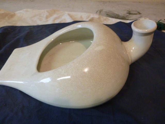 lot 239 image: Ceramic Bed Pan...