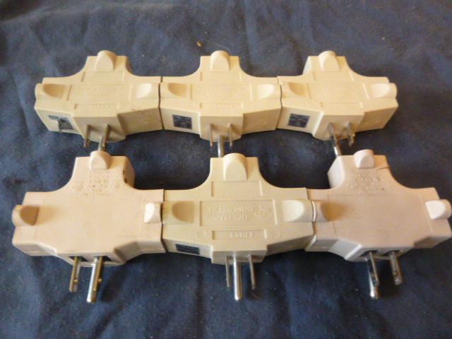 lot 248 image: 6 3-Way Plugs...