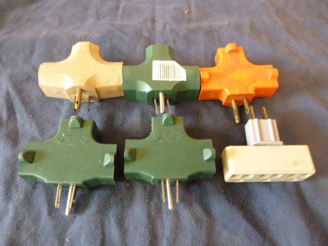 lot 249 image: 6 3-Way Plugs...