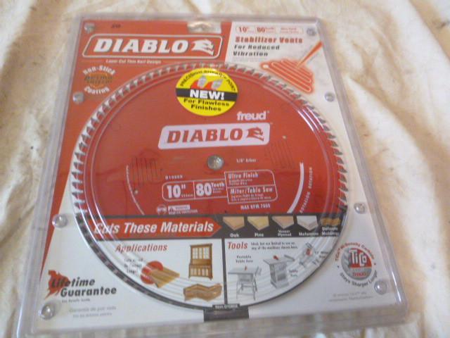 lot 260 image: Daiblo 10" 80T Saw Blade...