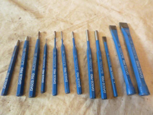 lot 289 image: Dasco Pro Chisel and Punch Set...