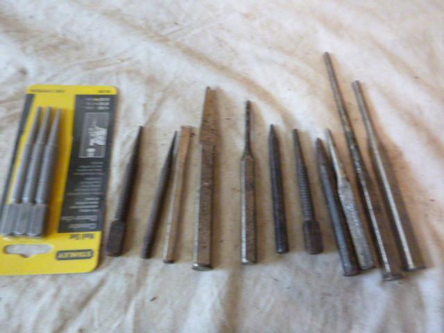 lot 290 image: Miscellaneous Punches and Nail Sets...