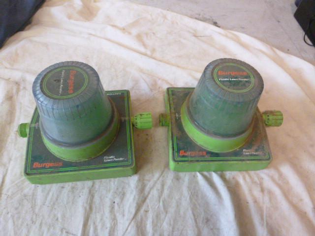 lot 296 image: 2 Burgess Fluidic Lawn Feeders...