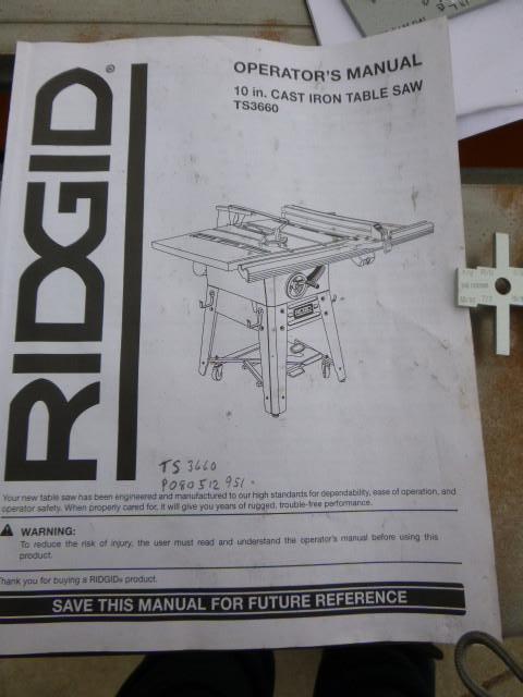 Ts3660 deals table saw