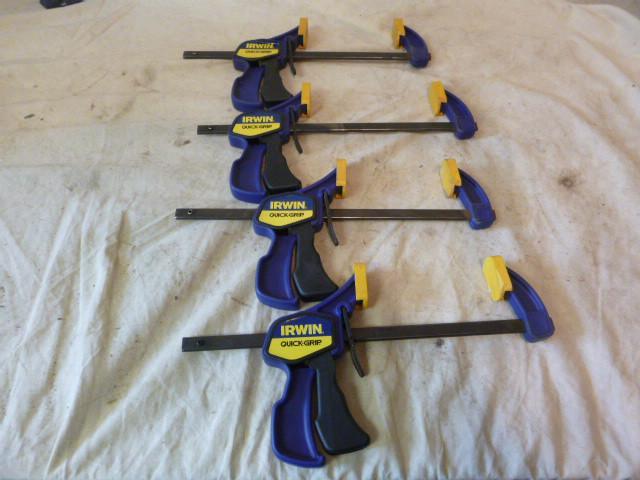 lot 302 image: 4 - 6 12" Irwin Quick Grip Ba...