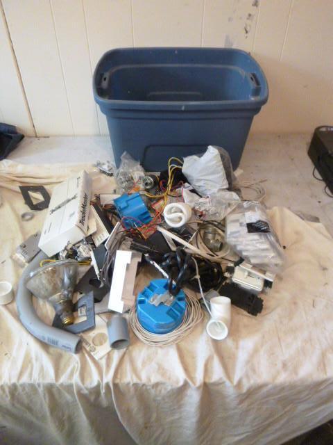 lot 312 image: Lot of Miscellaneous Electrical Sup...