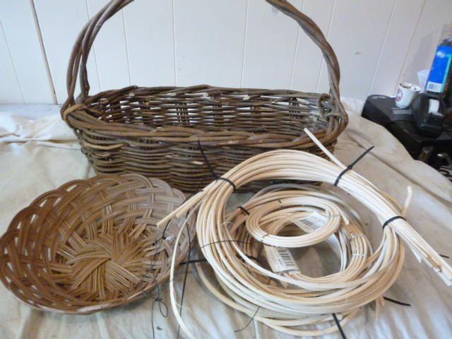 lot 365 image: Baskets and Reed Weaving...