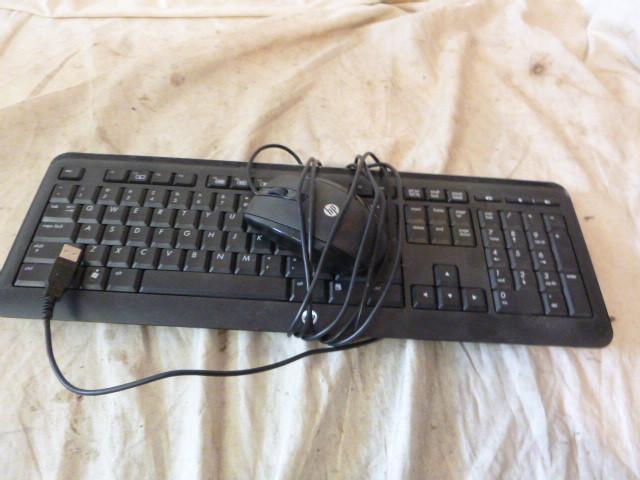 lot 368 image: HP Keyboard and Mouse...