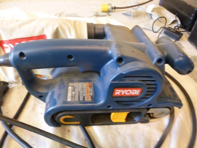 lot 42 image: Ryobi&nbspBelt Sander with Dust Ba...