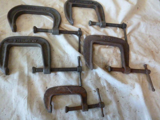 lot 62 image: 5 C-Clamps 2" - 3"...