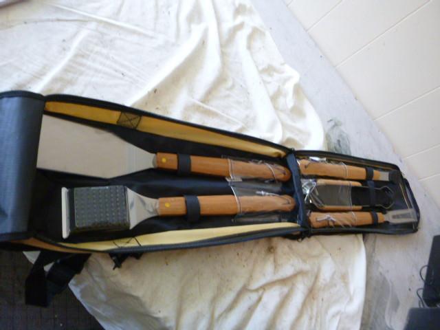 lot 75 image: New Grill Set with Case...