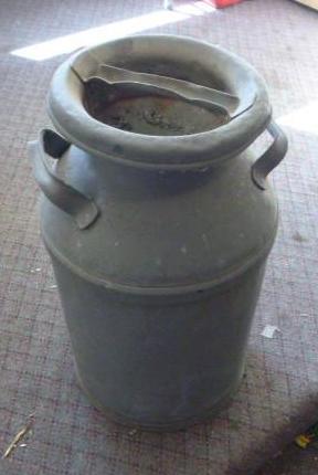lot 93 image: Vintage Milk Can...