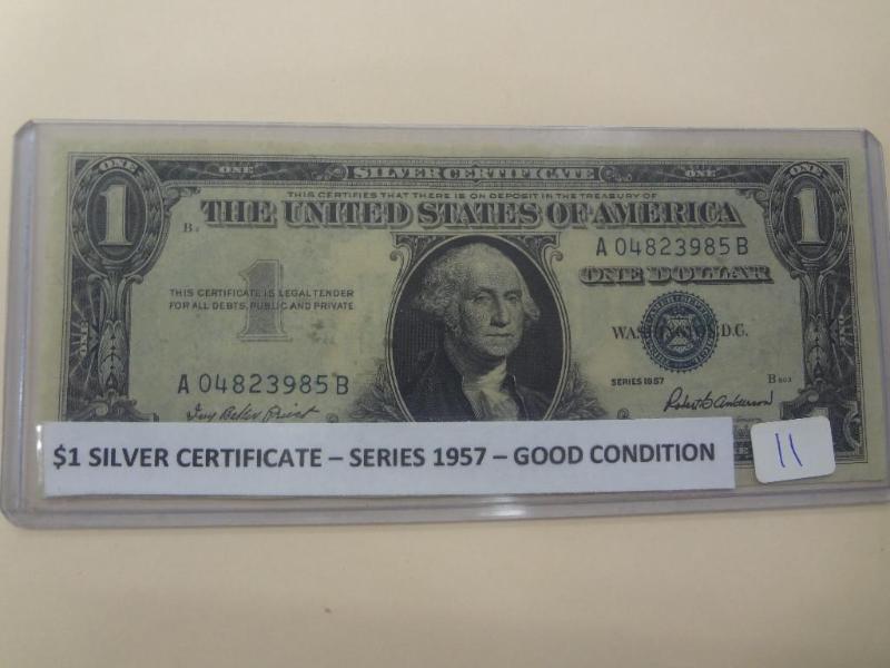 1957 $1 Silver Certificate, Good Co...