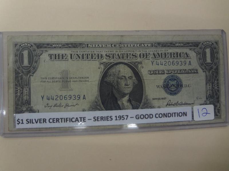 1957 $1 Silver Certificate, Good Co...
