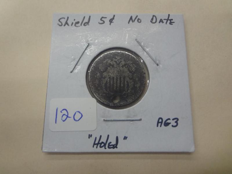 &quotHoled&quot No-Date Shield Ni...