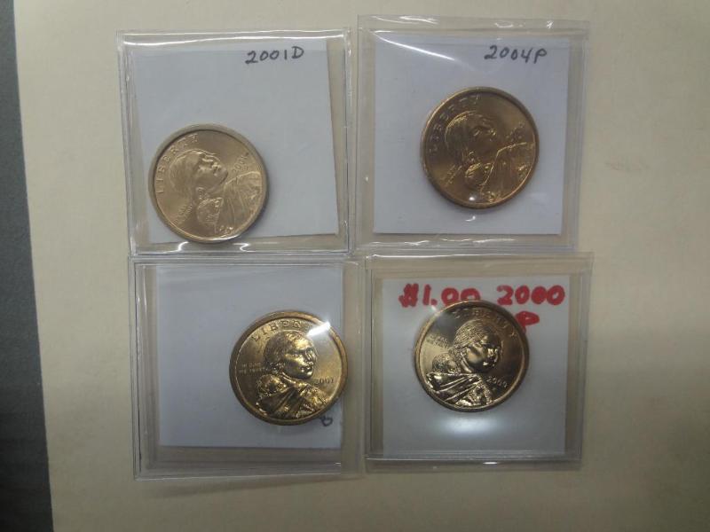 (4) Liberty Gold Dollars...