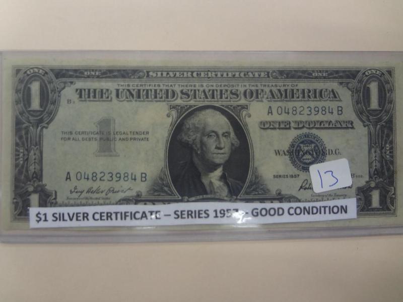 1957 $1 Silver Certificate, Good Co...