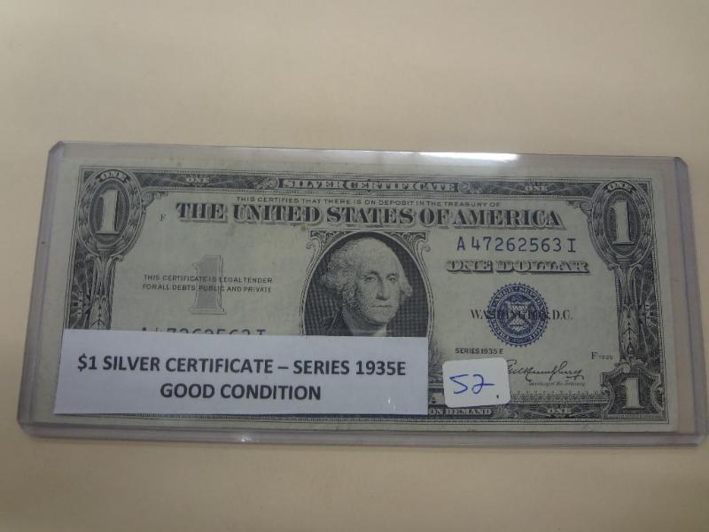 1935E $1 Silver Certificate, Good C...