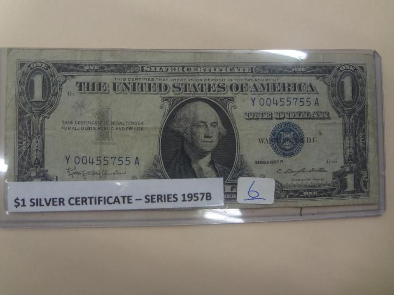 1957B $1 Silver Certificate...