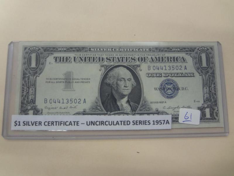 1957A $1 Silver Certificate, UNC...