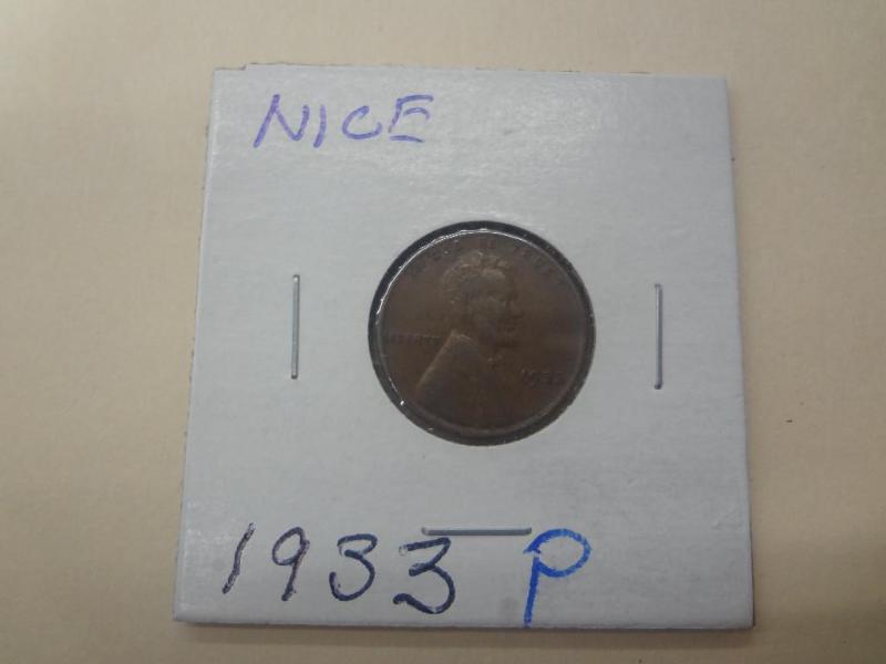 1933P Lincoln Wheat Penny, Nice Con...