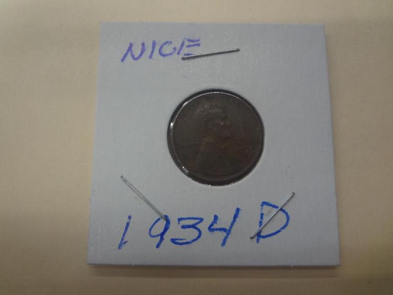 1934P Lincoln Wheat Penny, Nice Con...