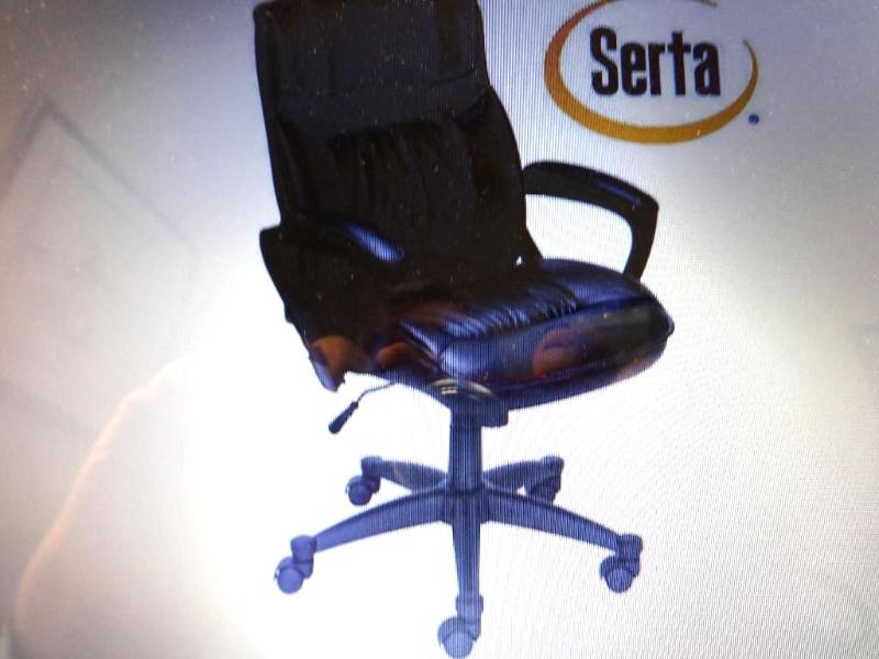 SERTA EXECUTIVE CHAIR WITH MASSAGE....