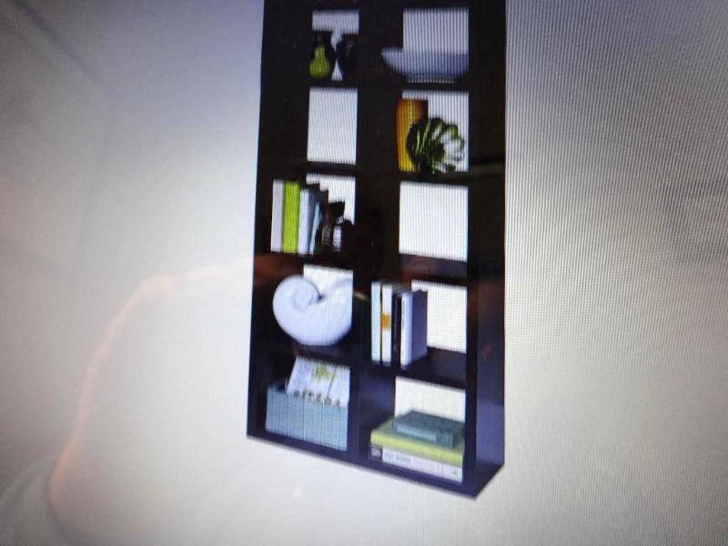 ESPRESSO DOUBLE BOOKSHELF. Bidder i...