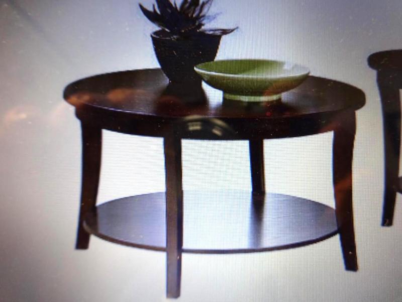 ROUND CHERRY COFFEE TABLE (ONLY). B...