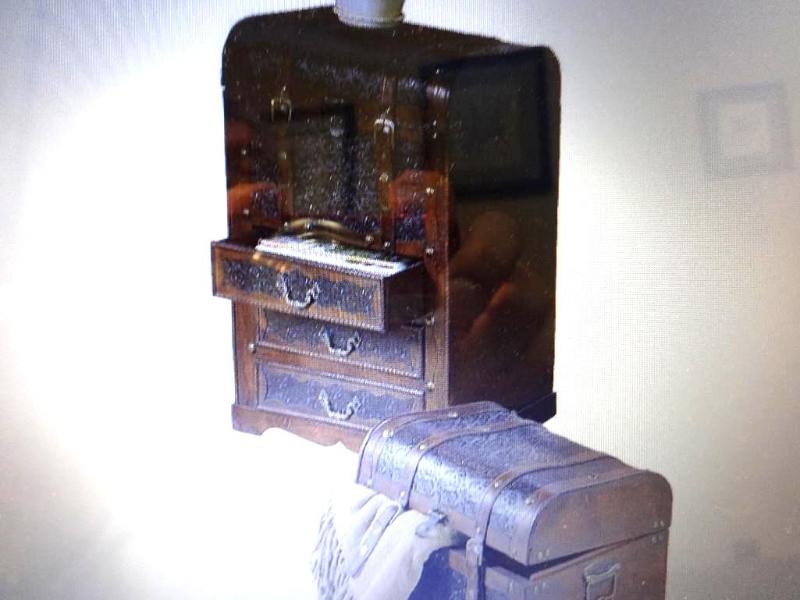 2-PC STORAGE TRUNK SET. Bidder is r...