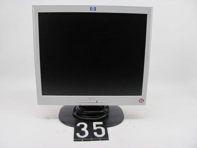 lot 35 image: hp 1702 17" LCD monitor. This ...