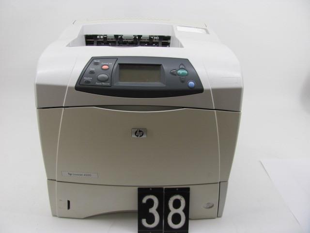 lot 38 image: HP laserjet 4200 printer. This unit...