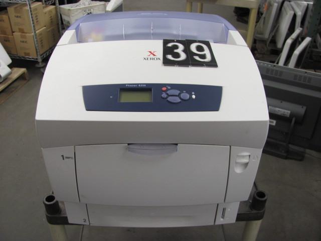 lot 39 image: Xerox phaser 6250 color printer. Th...