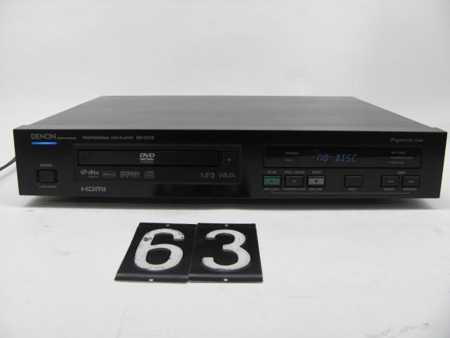 lot 63 image: Denon DN-V210 professional DVD play...