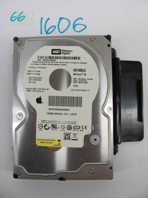 lot 66 image: western digital 160G 3.5" SATA...