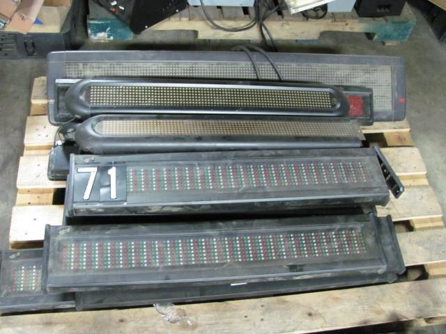lot 71 image: Lot of 16 LED wall signs. Not teste...