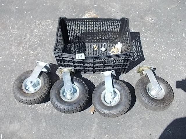 Set Of Heavy Duty Wheel &amp Caste...