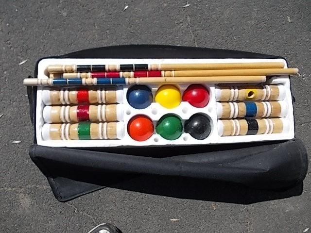 New Sportcraft Croquet Set...