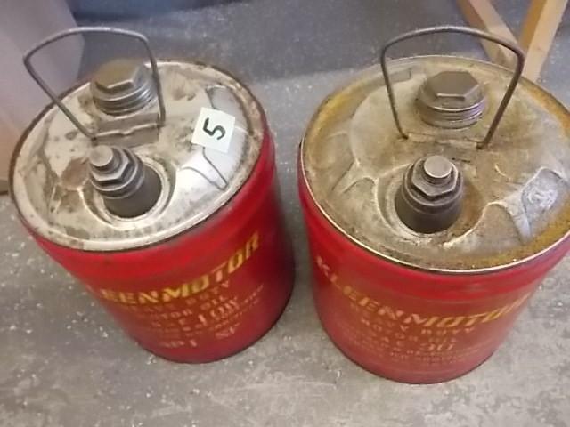 2- 5 Gallon Gas Cans&nbsp...
