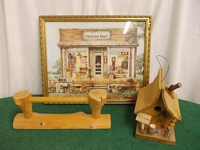 lot 20 image: 22in x 18in&nbspTrading Post Print...