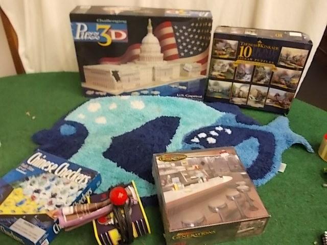 lot 56 image: Box Lot of Puzzles and Games, Pacma...