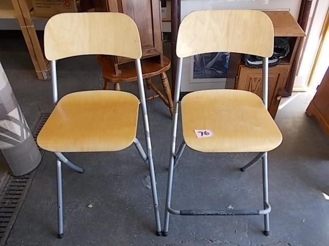 lot 76 image: Pair Of IKEA Stools...